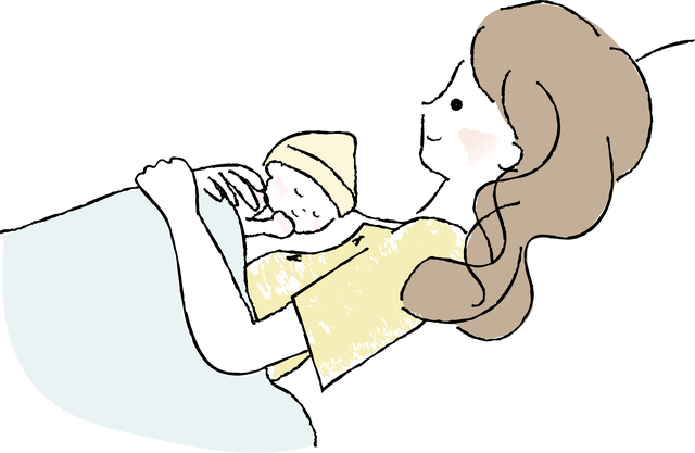 出産後は育児のためにまとまって眠れない
