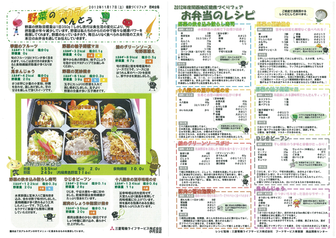 「健康づくりフェア尼崎会場」栄養相談コーナー