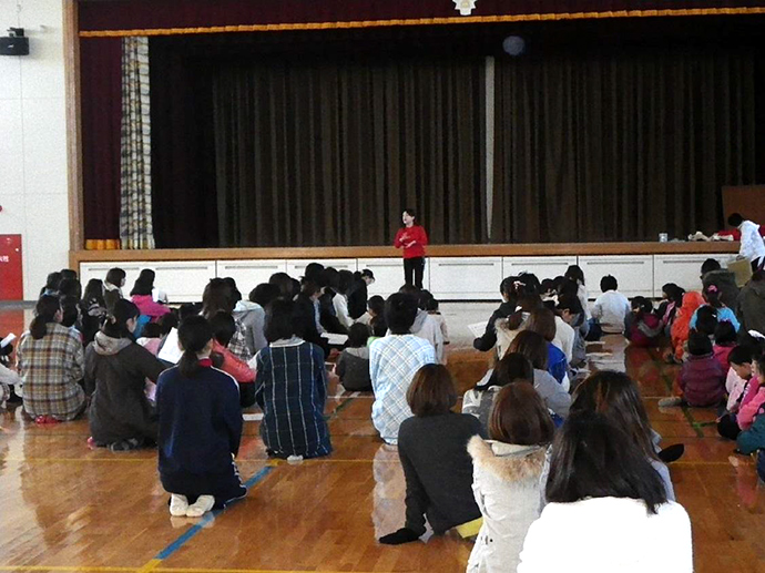 【姿勢工房ストレッチングオフィス】幼稚園でボランティア