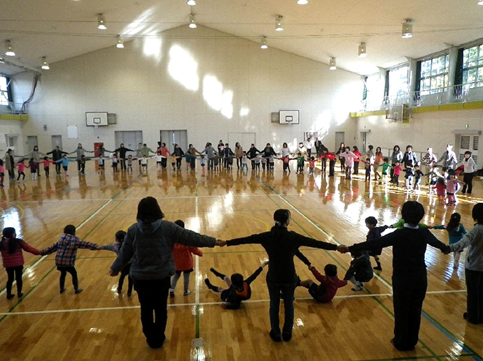 【姿勢工房ストレッチングオフィス】幼稚園でボランティア