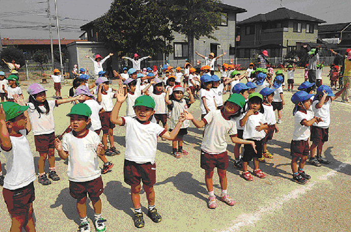【岡山県総社市】「早寝早起き朝ごはん体操」をとおした子どもの健康教育