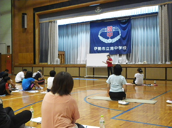 【姿勢工房ストレッチングオフィス】中学校でいただいた「喜びの声」