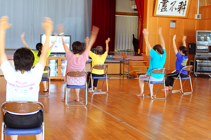【名桜大学健康・長寿サポートセンター】伊平屋村田名地区における健康教室開催