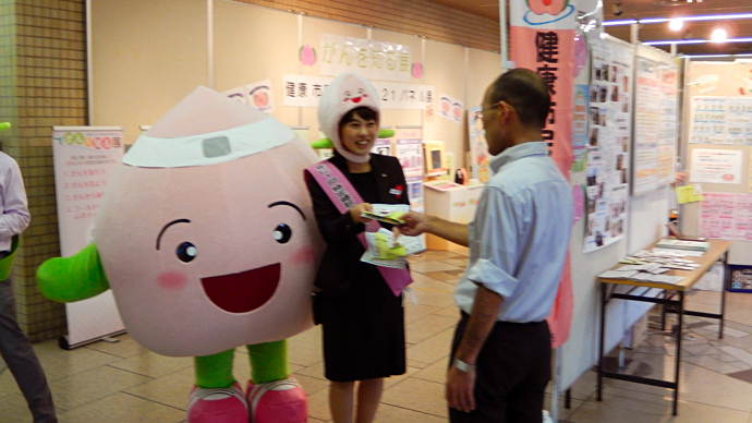 【岡山市】「がんを知る展&健康市民おかやま21パネル展」を開催しました