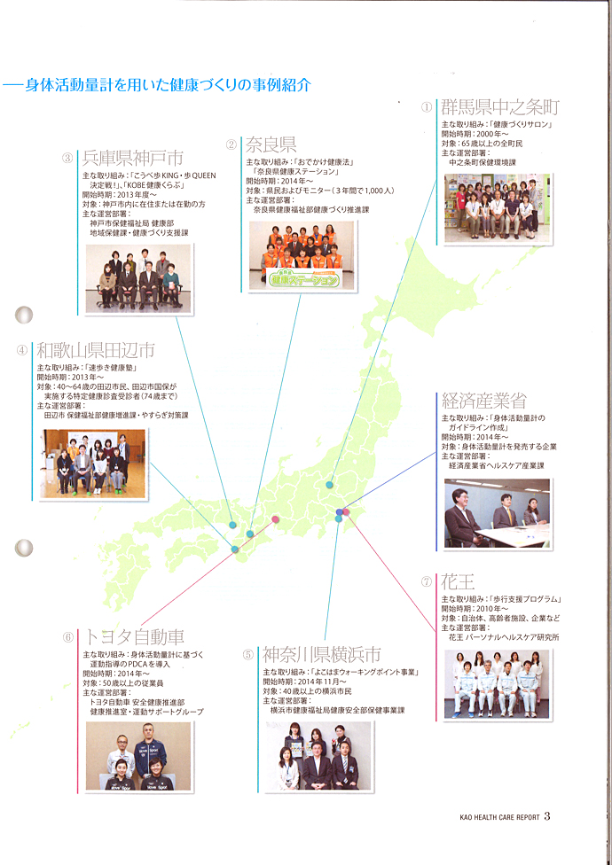 【花王健康科学研究会】ヘルスケアレポート47・48拡大号「日常生活で継続できる健康づくり」を発行