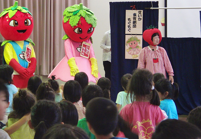 【京都府 精華町】こまだ保育所で、いちご☆体操を実施!