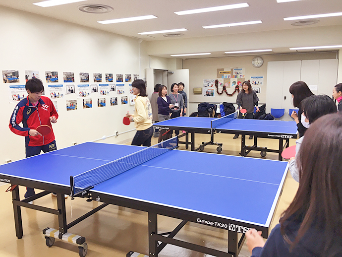 【株式会社　タクティブ】第二回東京都看護協会主催の卓球イベント