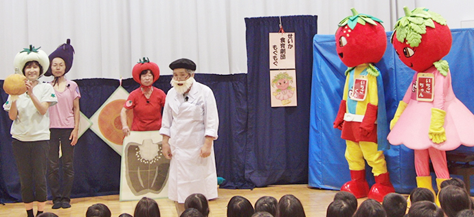 【京都府 精華町】せいか健康づくりプロジェクト「せいか食育劇団もぐもぐ」活動報告（ひかりだい保育所）