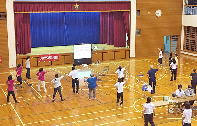 【名桜大学健康・長寿サポートセンター】大宜味!村おこし健康測定会