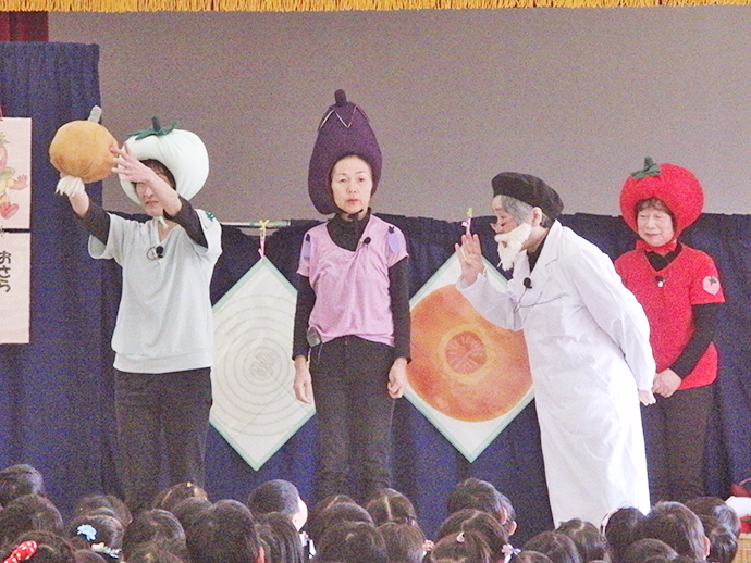【京都府 精華町】せいか健康づくりプロジェクト「せいか食育劇団もぐもぐ」活動報告(光が丘幼稚園)