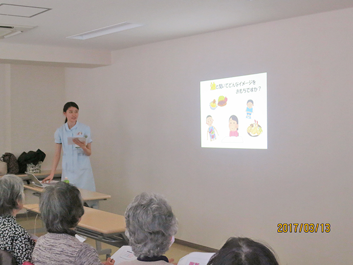 【ライフエンタープライズ 株式会社】管理栄養士による栄養講座を行ないました