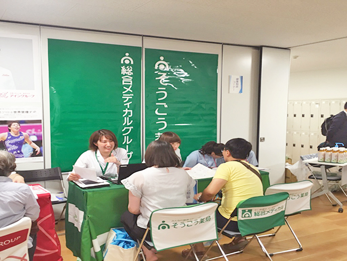 【総合メディカル株式会社】そうごう薬局 新三郷店 ららぽーと富士見にて合同健康相談会を実施しました