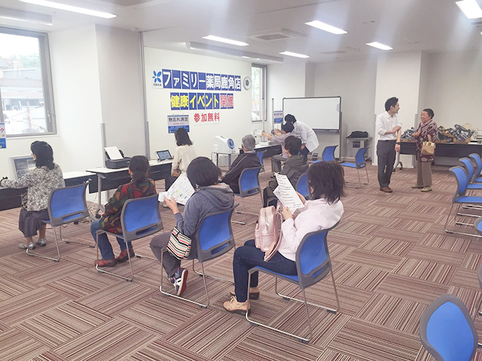 【株式会社ファーマみらい】(ファミリー薬局鹿角店)健康フェア開催