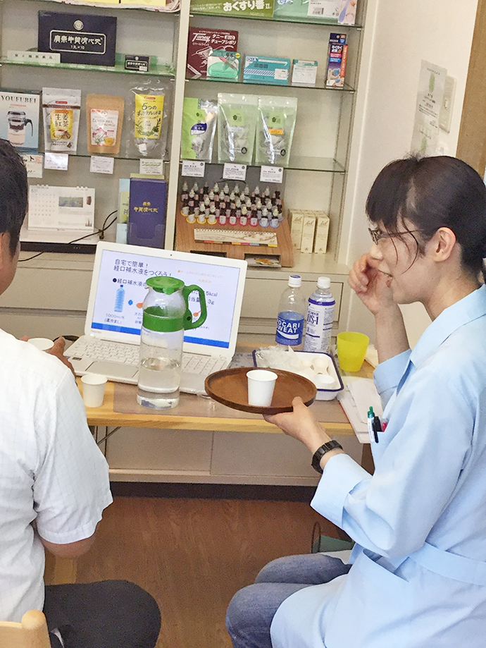 【有限会社 ファーマシー丸山台】☆健康フェア~経口補水液の作り方~を開催しました☆