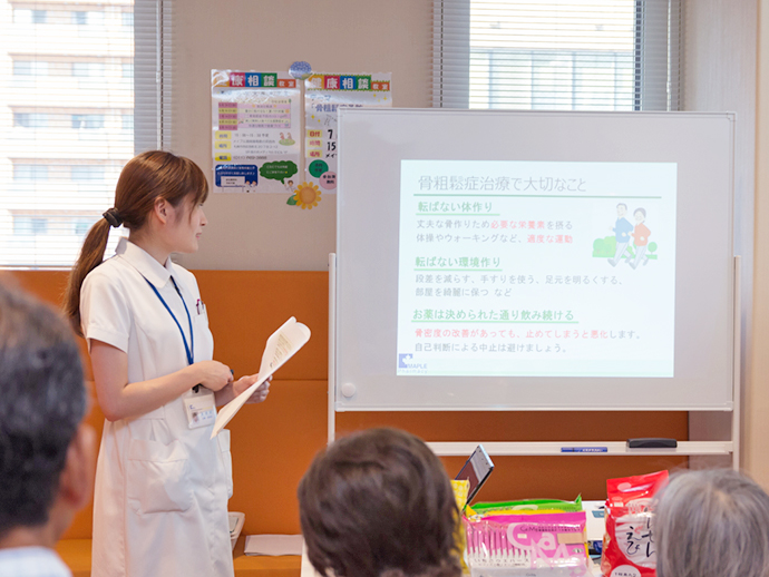 【株式会社メイプルファーマシー】健康相談教室報告(メイプル調剤薬局宮の沢店)