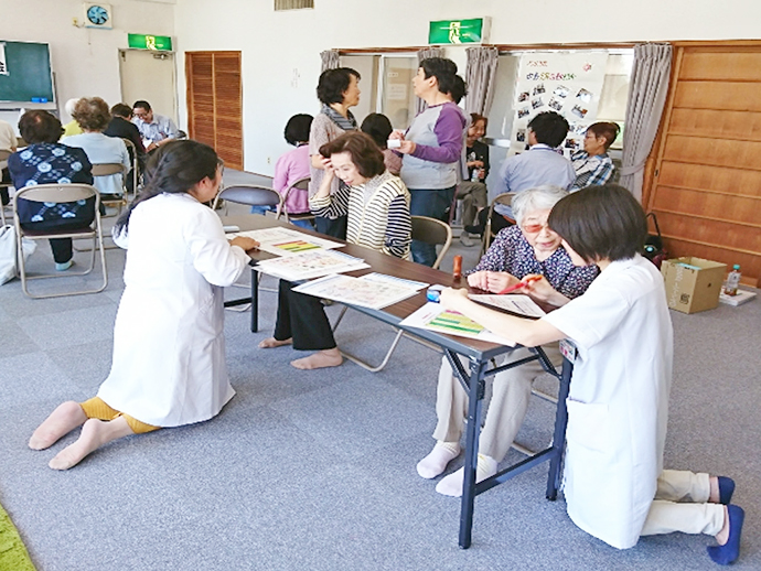 【一般社団法人 れいんぼう】中島地区で健康相談会を実施しました。