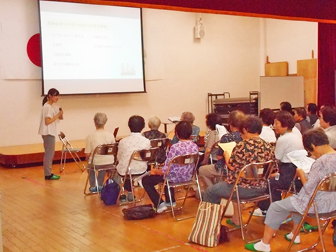 【株式会社 ファーマシィ】出雲市 高松コミュニティセンターにてファーマシィ薬局の管理栄養士による食事・栄養講座を行いました。