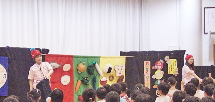 【京都府 精華町】せいか健康づくりプロジェクト「せいか食育劇団もぐもぐ」活動報告(ひかりだい保育所)