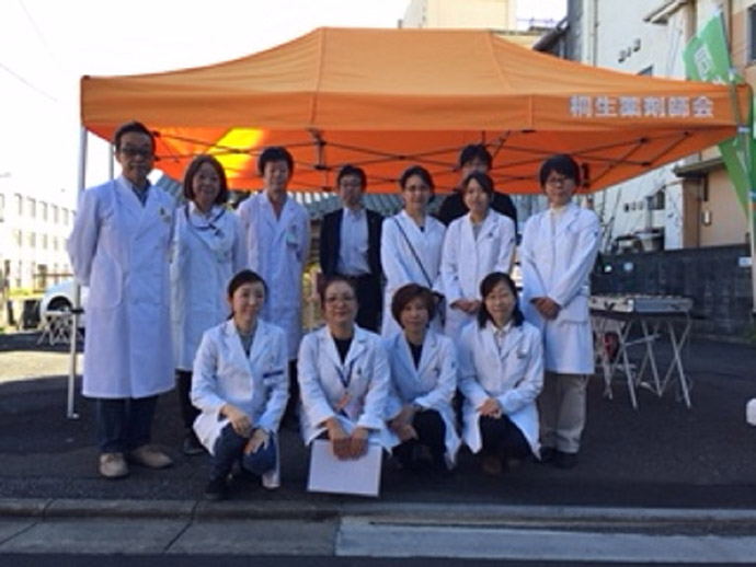 【株式会社ファーマみらい】桐生薬剤師会共催_健康増進活動（糸ヤ通りいらっしゃいませ）