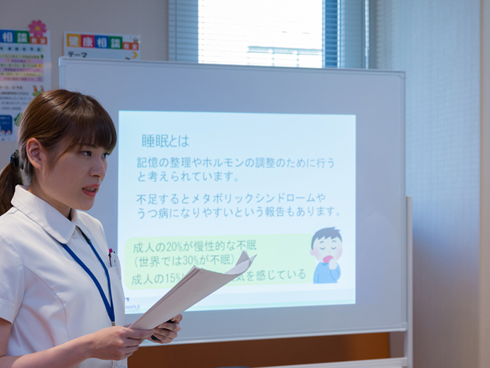 【株式会社 メイプルファーマシー】健康相談教室報告(メイプル調剤薬局宮の沢店)