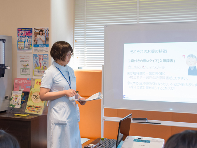 【株式会社 メイプルファーマシー】健康相談教室報告(メイプル調剤薬局栄町店)