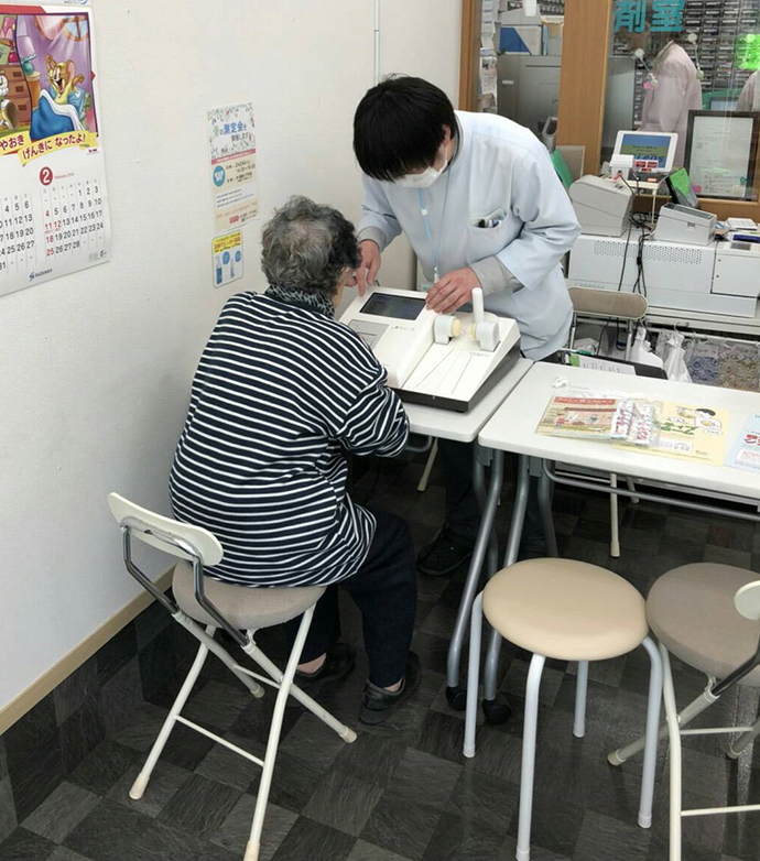 【株式会社ボニー きく薬局八千代店】第一回 骨強度測定会を開催しました