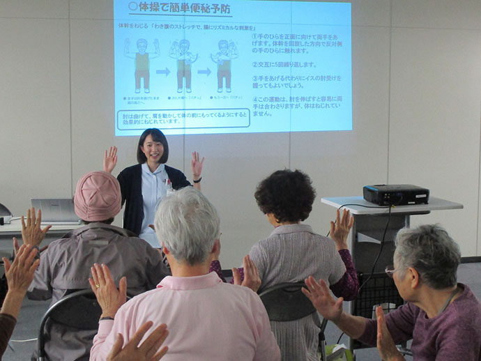 【ライフエンタープライズ株式会社】管理栄養士による栄養講座を行いました。