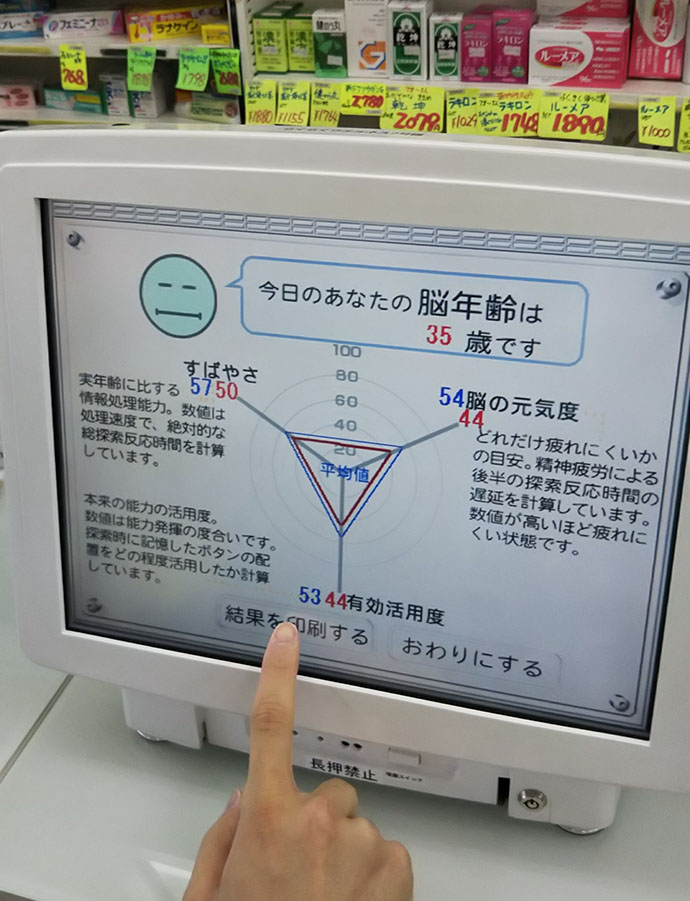 【株式会社アサオ　仁助堂薬局】脳年齢測定会