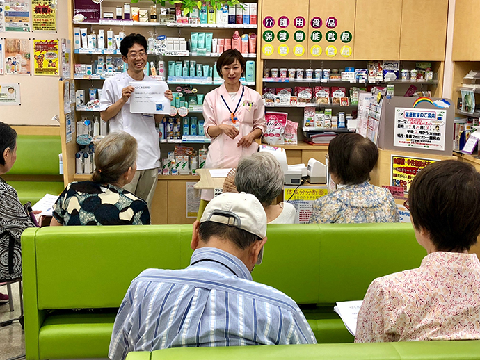 【青横ファーマシー薬局】健康教室「おなかの調子と腸内環境の関係」を実施しました