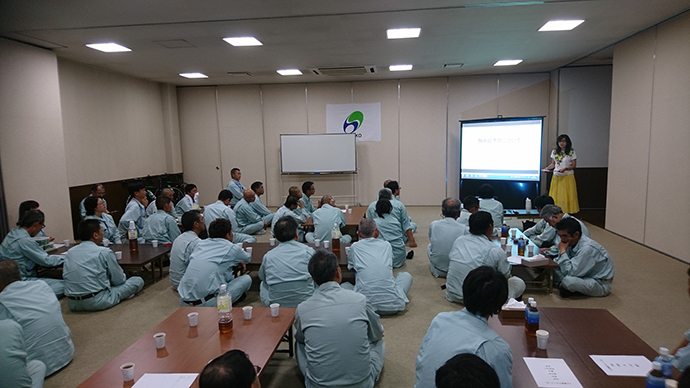 【三幸土木 株式会社】全体健康ミーティング!熱中症について学ぼう!