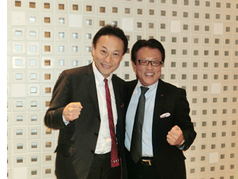 上山泰寛氏と西川りゅうじん氏