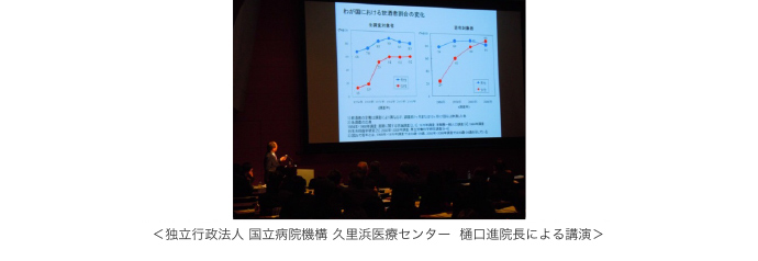 独立行政法人 国立病院機構 久里浜医療センター 院長 樋口進先生による講演