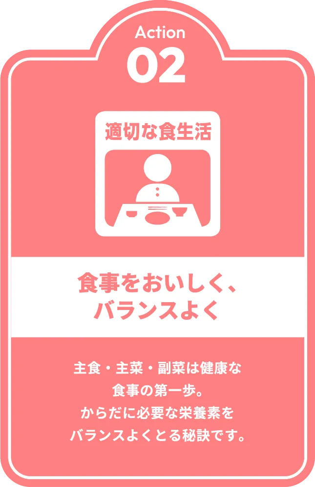 適切な食生活