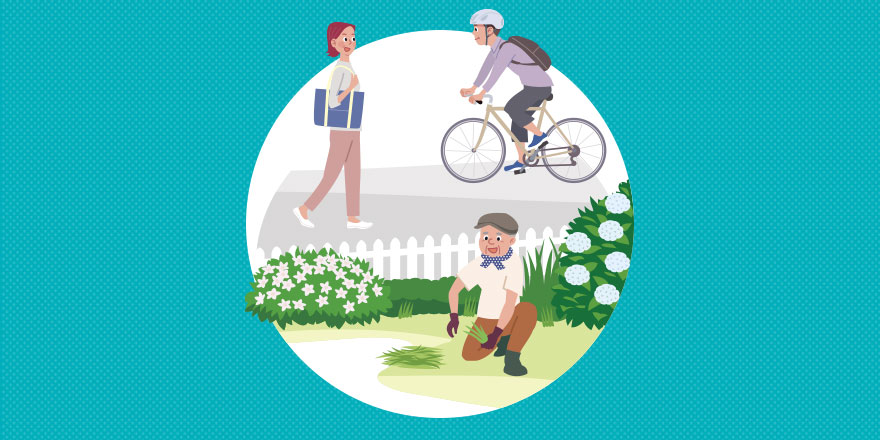 身体活動の促進イメージ